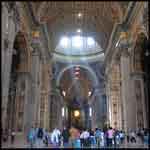 Rome St. Peter's Basiliac inside